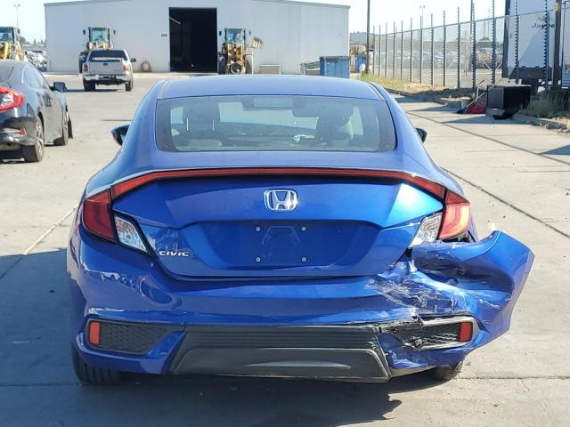 2HGFC4B02JH307741 - 2018 HONDA CIVIC LX BLUE photo 6