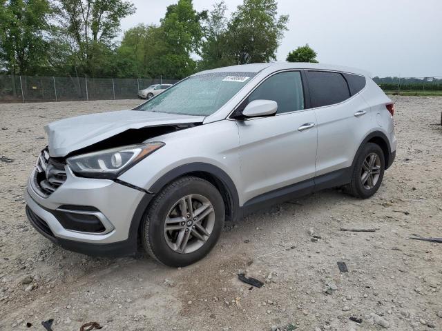 5XYZT3LB4HG450818 - 2017 HYUNDAI SANTA FE S SILVER photo 1