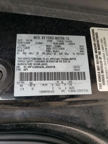 5LMFU28529LJ00518 - 2009 LINCOLN NAVIGATOR 黑色 照片 13