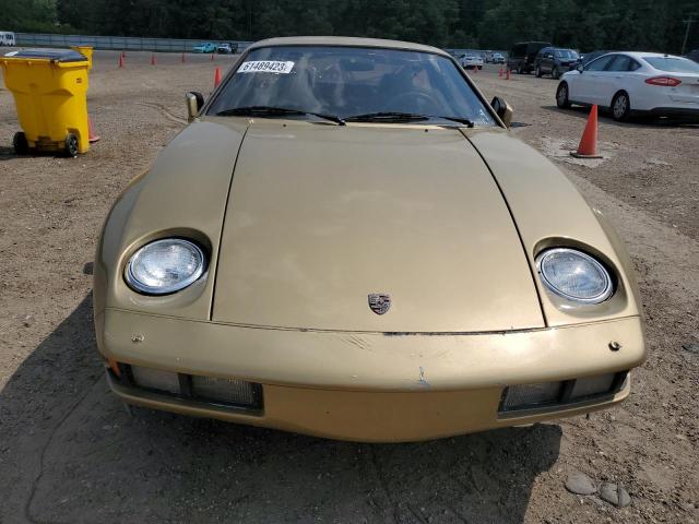 WP0JA0920CS822697 - 1982 PORSCHE 928 GOLD photo 5