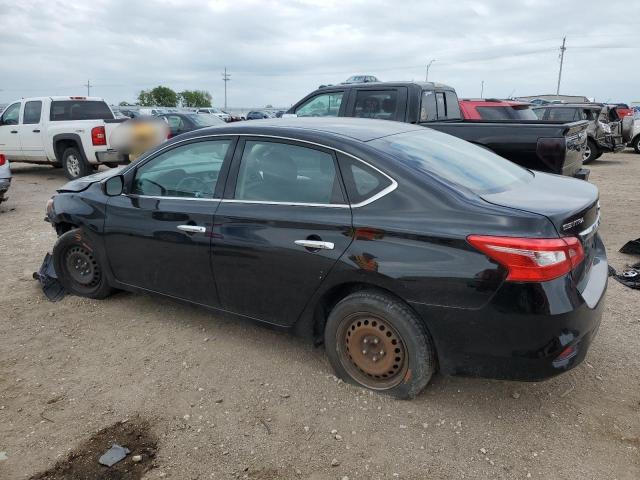 3N1AB7APXKY207378 - 2019 NISSAN SENTRA S BLACK photo 2