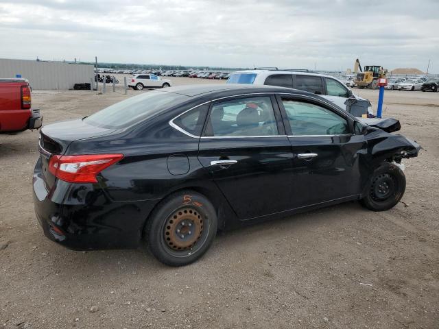 3N1AB7APXKY207378 - 2019 NISSAN SENTRA S BLACK photo 3