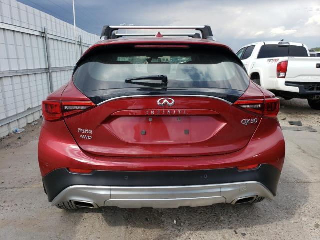 SJKCH5CR9HA015337 - 2017 INFINITI QX30 BASE RED photo 6