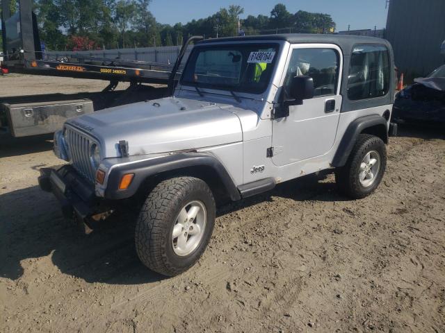 1J4FA29103P304627 - 2003 JEEP WRANGLER / SE SILVER photo 1