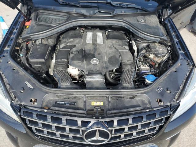 4JGDA5GBXFA535046 - 2015 MERCEDES-BENZ ML 400 4MATIC BLACK photo 12