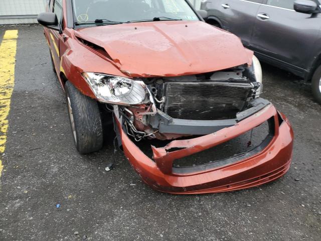 1B3CB3HA3AD568924 - 2010 DODGE CALIBER MAINSTREET ORANGE photo 9