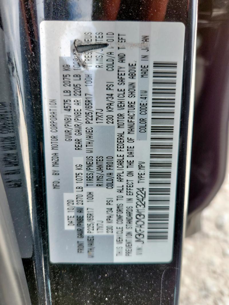 JM3KFACM3M1324224 - 2021 MAZDA CX-5 TOURING 黑色 照片 13