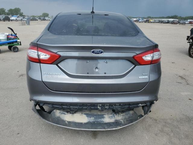 3FA6P0HD0ER212925 - 2014 FORD FUSION SE GRAY photo 6