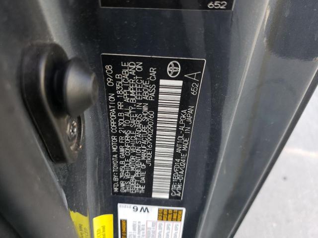 JTKDE167990290760 - 2009 TOYOTA SCION TC 石墨色 照片 12