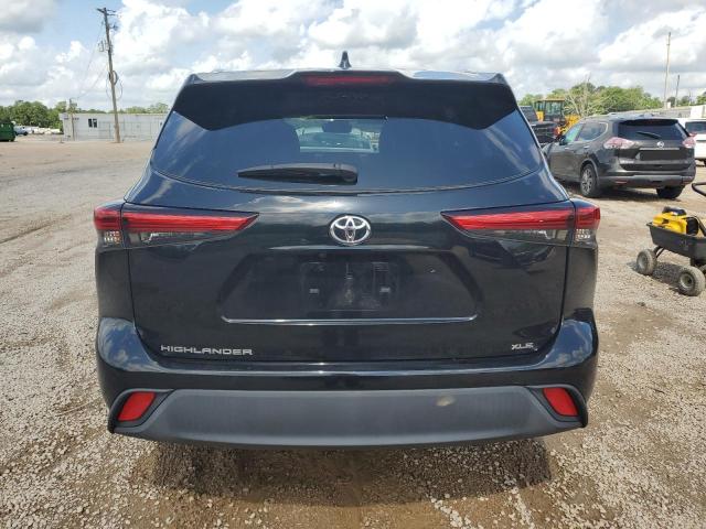 5TDGZRAH7MS520504 - 2021 TOYOTA HIGHLANDER XLE შავი ფოტო 6