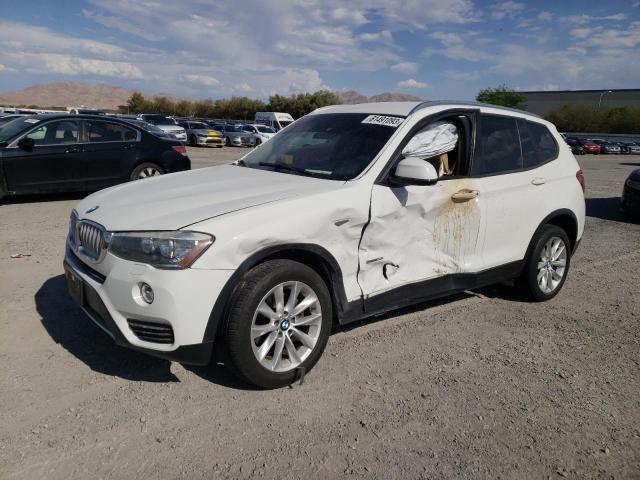 5UXWZ7C58G0R31838 - 2016 BMW X3 SDRIVE28I WHITE photo 1