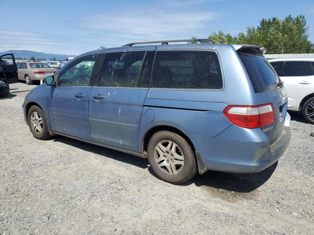 5FNRL38786B059101 - 2006 HONDA ODYSSEY EXL BLUE photo 2