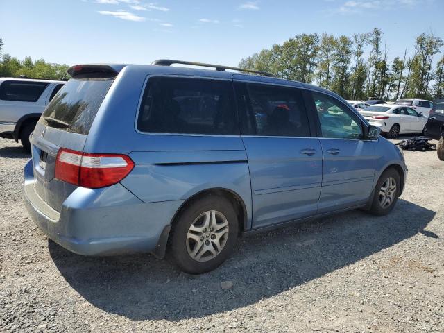 5FNRL38786B059101 - 2006 HONDA ODYSSEY EXL BLUE photo 3