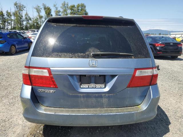 5FNRL38786B059101 - 2006 HONDA ODYSSEY EXL BLUE photo 6