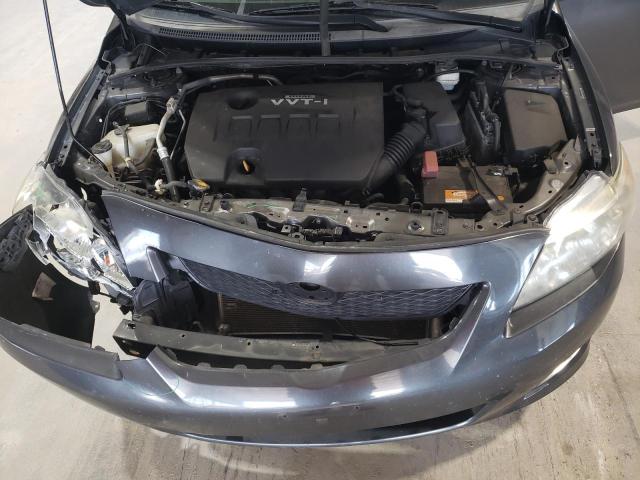 2T1BU40E59C147496 - 2009 TOYOTA COROLLA BASE GRAY photo 11