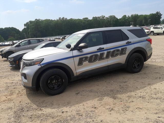 1FM5K8AB2MGA17499 - 2021 FORD EXPLORER POLICE INTERCEPTOR TWO TONE photo 1