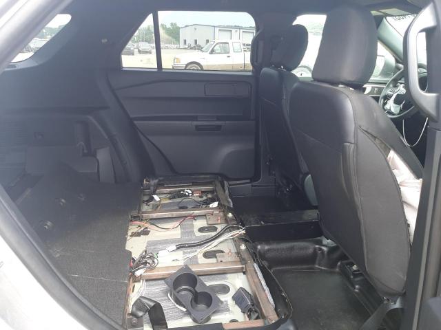1FM5K8AB2MGA17499 - 2021 FORD EXPLORER POLICE INTERCEPTOR TWO TONE photo 10