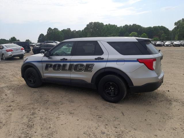 1FM5K8AB2MGA17499 - 2021 FORD EXPLORER POLICE INTERCEPTOR TWO TONE photo 2