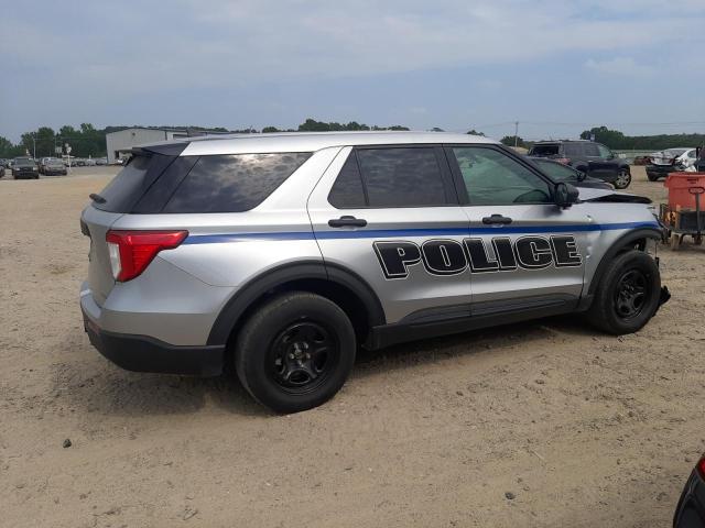 1FM5K8AB2MGA17499 - 2021 FORD EXPLORER POLICE INTERCEPTOR TWO TONE photo 3