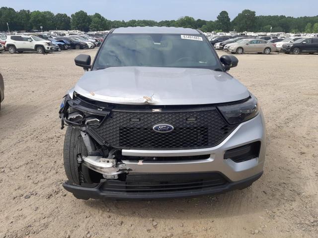 1FM5K8AB2MGA17499 - 2021 FORD EXPLORER POLICE INTERCEPTOR TWO TONE photo 5