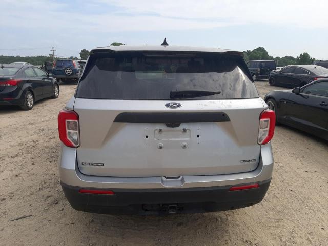 1FM5K8AB2MGA17499 - 2021 FORD EXPLORER POLICE INTERCEPTOR TWO TONE photo 6