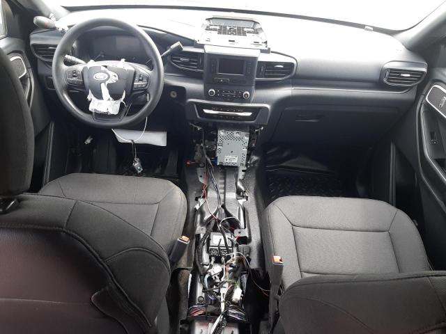 1FM5K8AB2MGA17499 - 2021 FORD EXPLORER POLICE INTERCEPTOR TWO TONE photo 8