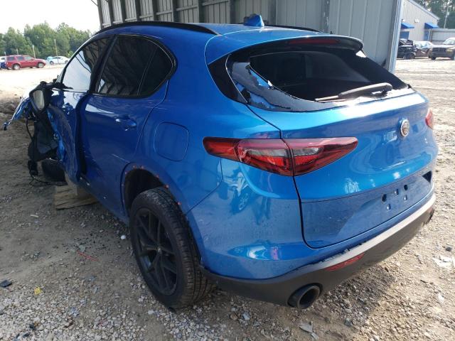 ZASPAJAN8K7C68713 - 2019 ALFA ROMEO STELVIO BLUE photo 2