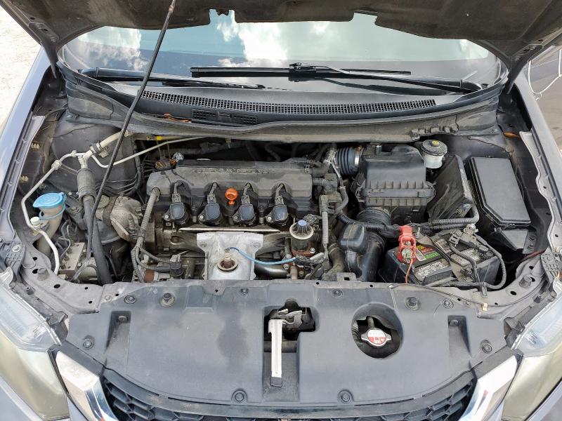19XFB2F95EE034536 - 2014 HONDA CIVIC EXL GRAY photo 11