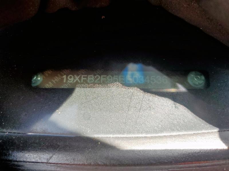 19XFB2F95EE034536 - 2014 HONDA CIVIC EXL GRAY photo 12