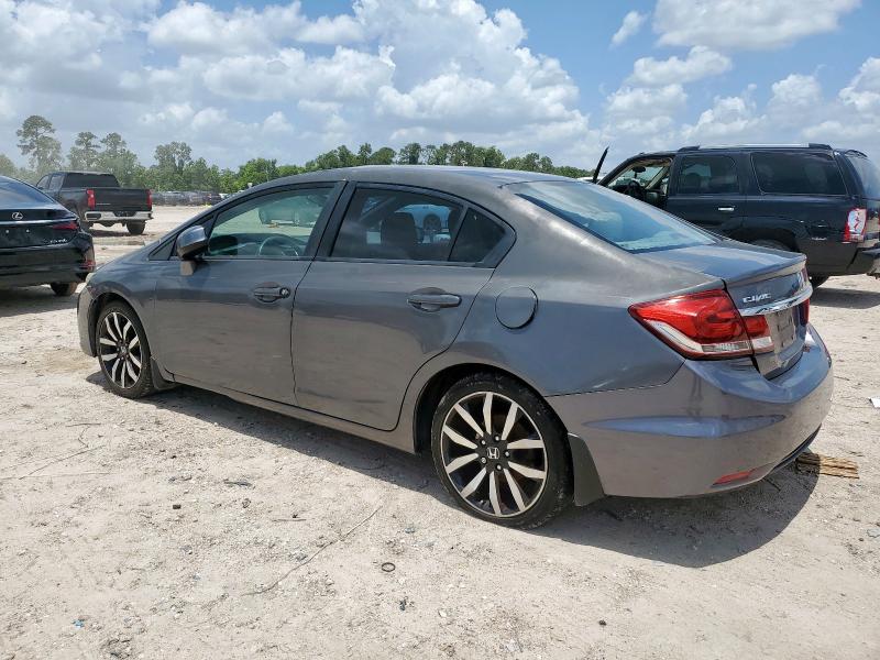 19XFB2F95EE034536 - 2014 HONDA CIVIC EXL GRAY photo 2