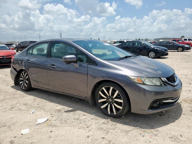 19XFB2F95EE034536 - 2014 HONDA CIVIC EXL GRAY photo 4
