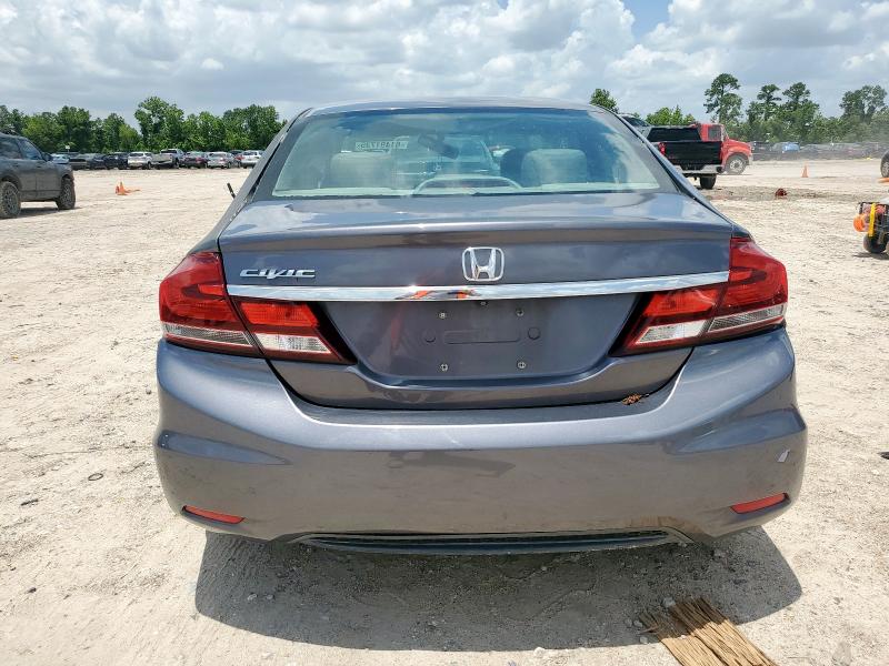 19XFB2F95EE034536 - 2014 HONDA CIVIC EXL GRAY photo 6