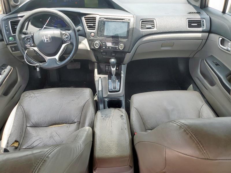 19XFB2F95EE034536 - 2014 HONDA CIVIC EXL GRAY photo 8