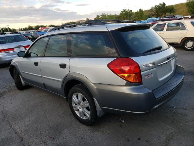 4S4BP61C657384943 - 2005 SUBARU LEGACY OUTBACK 2.5I SILVER photo 2