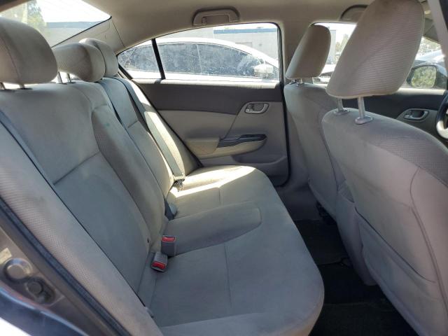 19XFB2F58CE074040 - 2012 HONDA CIVIC LX GRAY photo 10