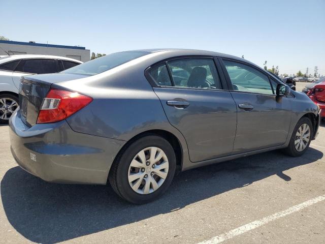 19XFB2F58CE074040 - 2012 HONDA CIVIC LX GRAY photo 3
