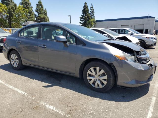 19XFB2F58CE074040 - 2012 HONDA CIVIC LX GRAY photo 4
