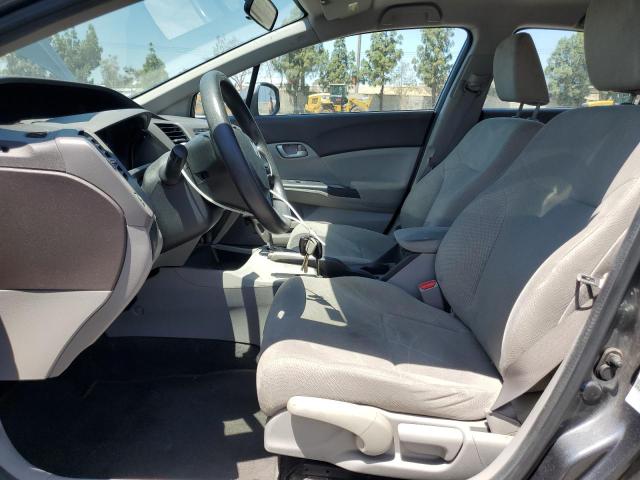 19XFB2F58CE074040 - 2012 HONDA CIVIC LX GRAY photo 7