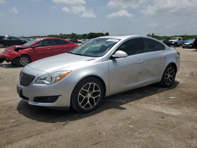 2G4GL5EX0H9156688 - 2017 BUICK REGAL SPORT TOURING SILVER photo 1