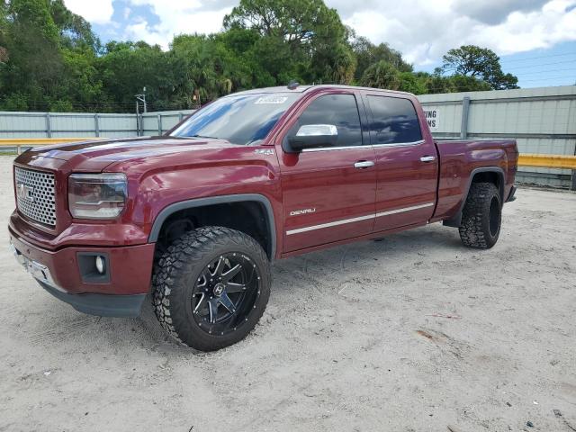 3GTU2WEC7EG340038 - 2014 GMC SIERRA K1500 DENALI BURGUNDY photo 1