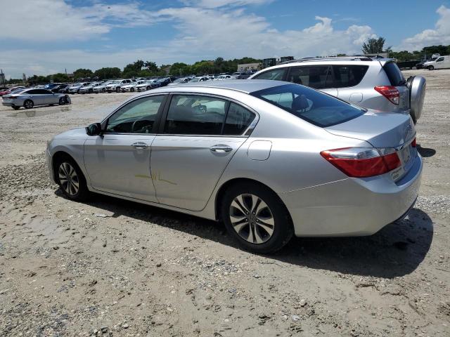 1HGCR2F34DA017126 - 2013 HONDA ACCORD LX SILVER photo 2