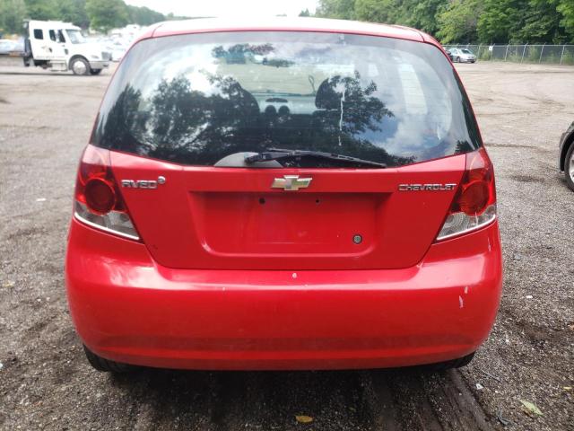 KL1TD69606B566823 - 2006 CHEVROLET AVEO BASE 红色 照片 6