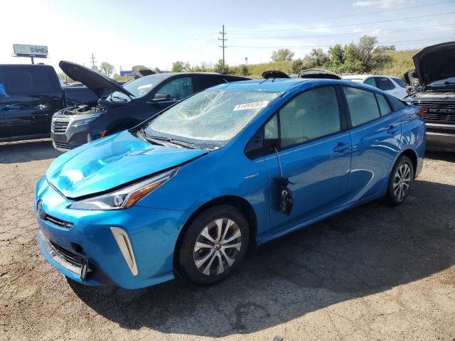 JTDL9RFU8L3019058 - 2020 TOYOTA PRIUS LE BLUE photo 1