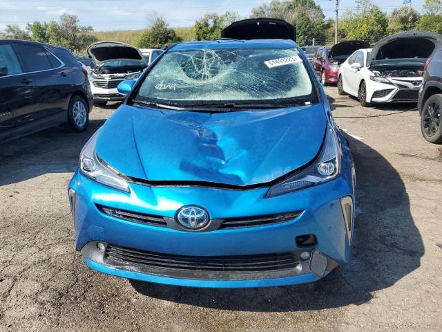 JTDL9RFU8L3019058 - 2020 TOYOTA PRIUS LE BLUE photo 5