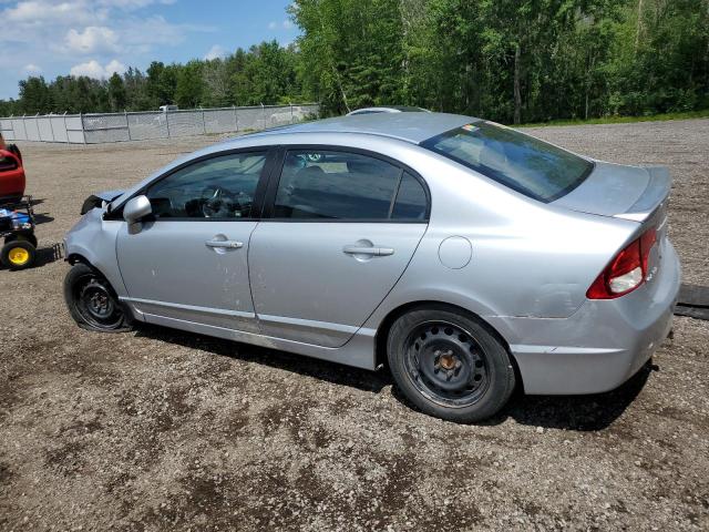 2HGFA1E63BH011083 - 2011 HONDA CIVIC LX-S SILVER photo 2