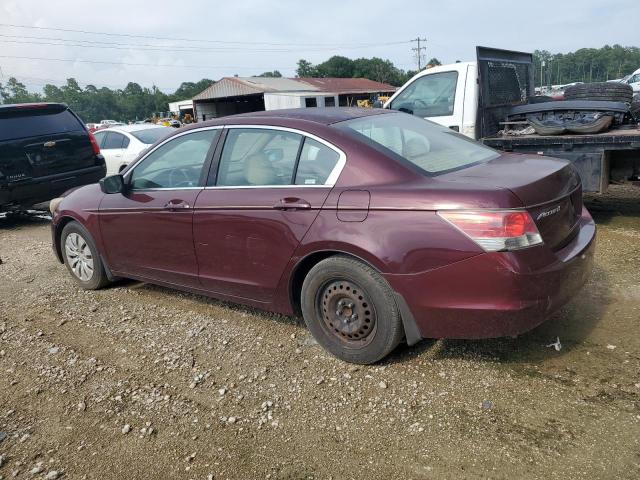 1HGCP263X9A111296 - 2009 HONDA ACCORD LX RED photo 2