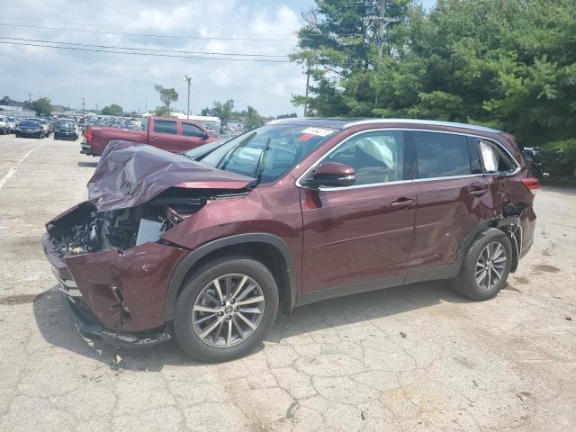 5TDJZRFH2KS722078 - 2019 TOYOTA HIGHLANDER SE BROWN photo 1