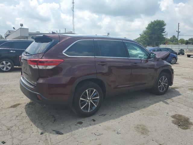 5TDJZRFH2KS722078 - 2019 TOYOTA HIGHLANDER SE BROWN photo 3