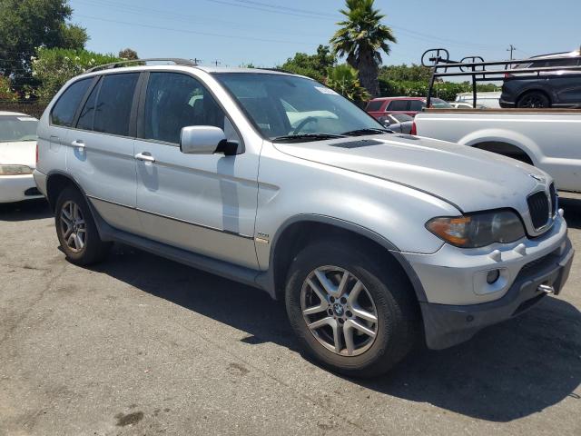 5UXFA13514LU35939 - 2004 BMW X5 3.0I SILVER photo 4