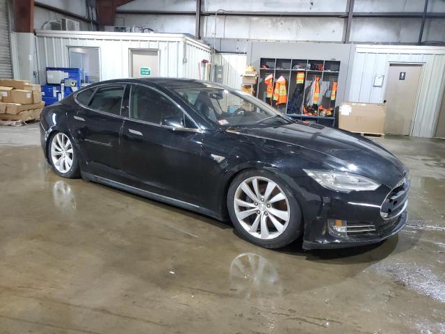 5YJSA1DP1DFP04296 - 2013 TESLA MODEL S BLACK photo 4